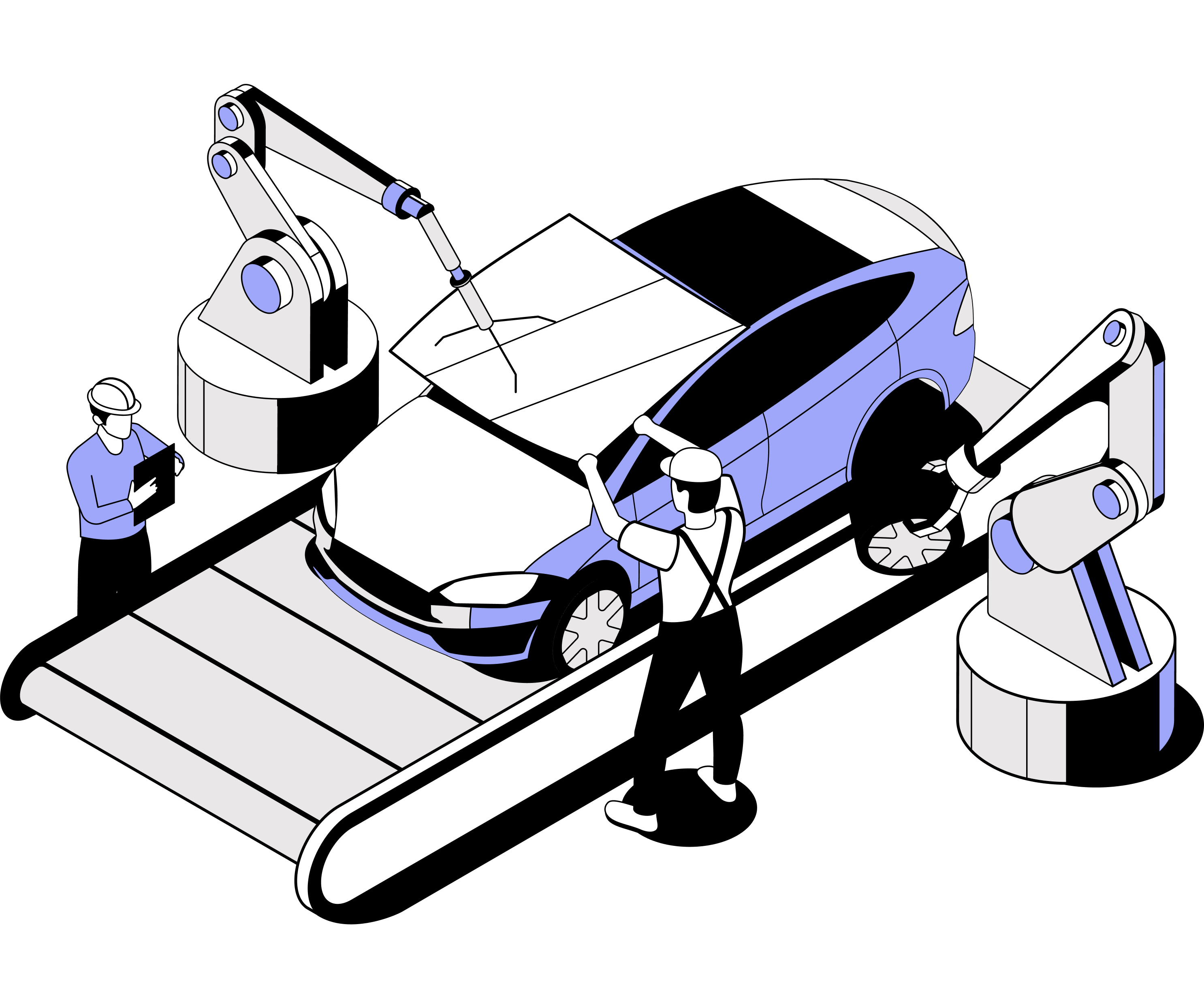 Illustration of automotive planning